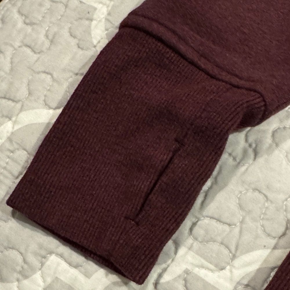 Lululemon Athletica Deep Burgundy Scuba Full Zip - Picture 3 of 7